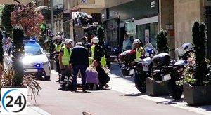 Accidente laboral en Valladolid: Operario herido al caer de una grúa en la calle María de Molina