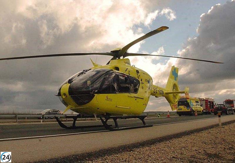 Trabajador queda atrapado en desprendimiento de tierra en fábrica de Guijuelo