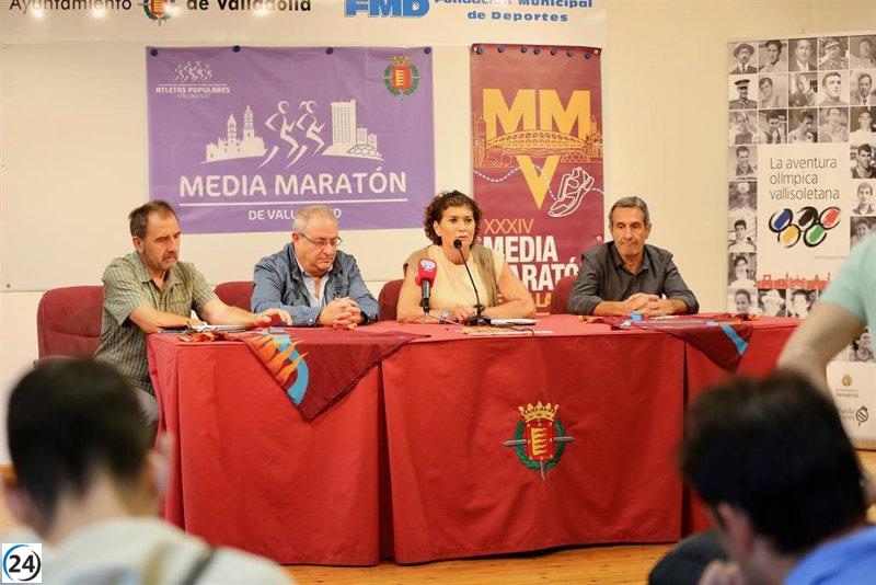 Más de 2.000 corredores participarán en la XXXIV Media Maratón Ciudad de Valladolid este domingo.
