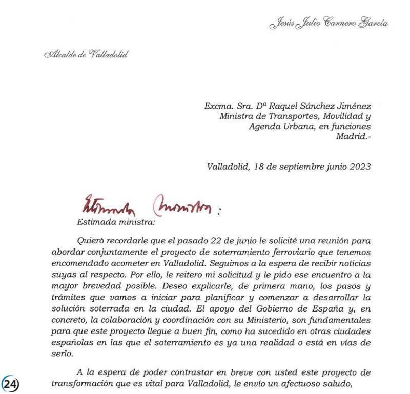 Carnero presiona a Raquel Sánchez para una reunión de 