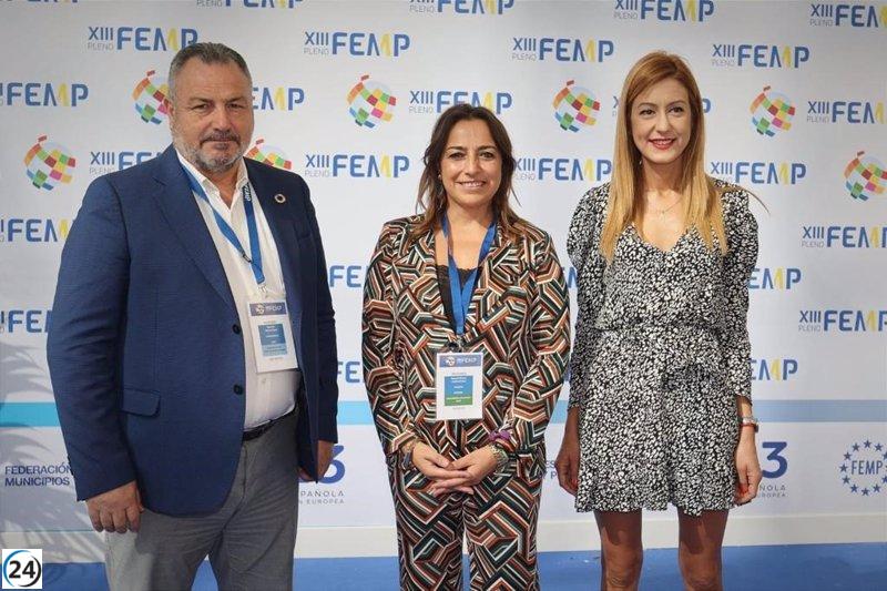 Miriam Andrés, alcaldesa de Palencia, se une a la Junta de Gobierno de la FEMP.
