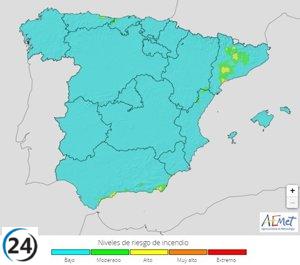 Temperaturas en aumento en CyL, con baja probabilidad de incendios