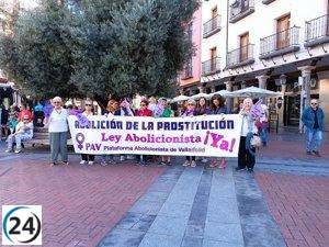 Decenas de activistas en Valladolid demandan la erradicación de la prostitución y la trata de personas