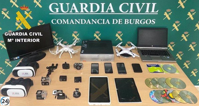 Denunciado en Burgos por instalar cámaras encubiertas en su hogar para grabar a escondidas a su esposa e hijos en situaciones íntimas