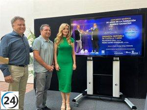 La Orquesta Sinfónica de Castilla y León se presenta en un concierto benéfico en octubre para apoyar la fundación Eusebio Sacristán.