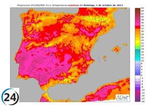 Calor excepcional de +10ºC en Castilla y León durante tres días, como en pleno verano