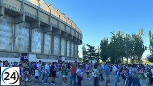 Miles de entusiastas unen fuerzas antes del partido entre el Valladolid y el Burgos