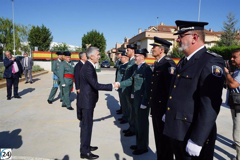 La Guardia Civil inaugura una nueva base en Santa Marta de Tormes, en Salamanca.