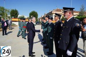 La Guardia Civil inaugura una nueva base en Santa Marta de Tormes, en Salamanca.