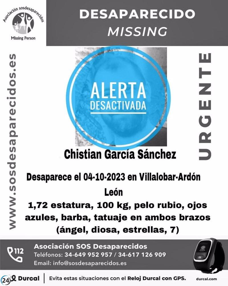 Encuentran sano y salvo al desaparecido de Villalobar (León)