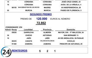 Parte del segundo premio de la Lotería Nacional encuentra su destino en Zamora capital