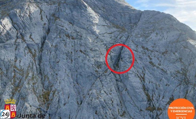 Exitoso rescate de un montañero atrapado en el emblemático Pico Espigüete, en la bellísima Montaña Palentina.