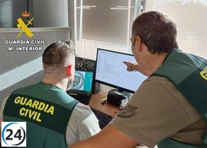 La Guardia Civil arresta a trece individuos en una masiva operación contra el delito cibernético.