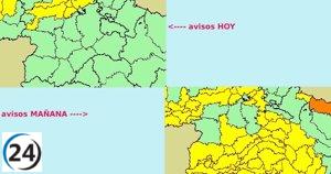 Se emite advertencia de nivel amarillo a partir de las 19.00 horas por ráfagas de viento de hasta 80km/h.