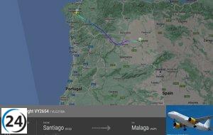 Avión hace aterrizaje de emergencia en Villanubla para brindar atención médica a un menor en vuelo Santiago-Málaga.