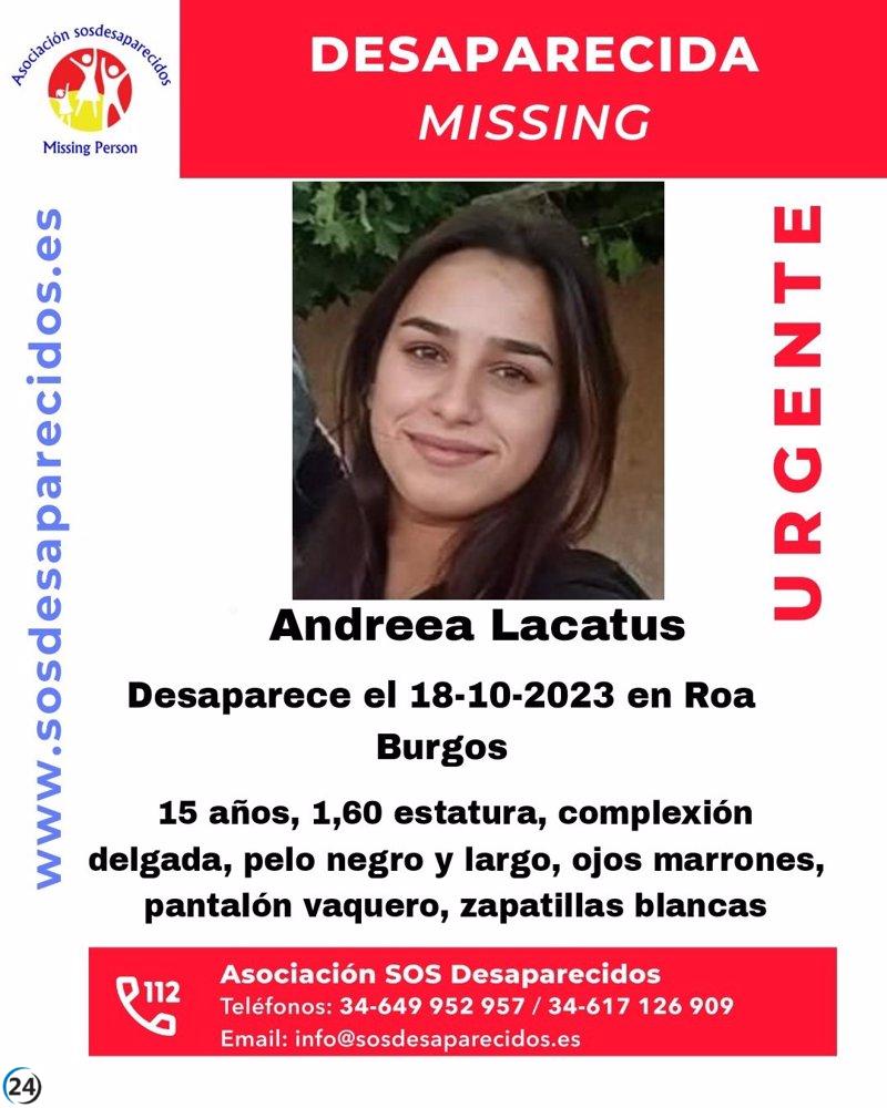Desaparece una adolescente de 15 años en Roa (Burgos) desde el jueves pasado