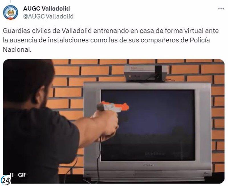 AUGC Valladolid cuestiona la necesidad de que los guardias civiles utilicen la Nintendo de sus hijos para entrenar su puntería.