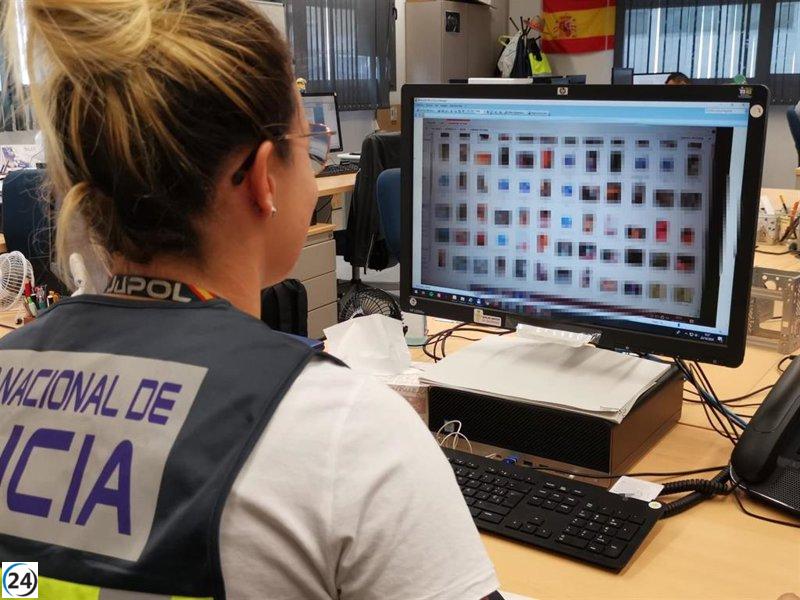 121 personas arrestadas por delito de distribución de material pornográfico infantil; 3 detenidos en Valladolid, provincia española.