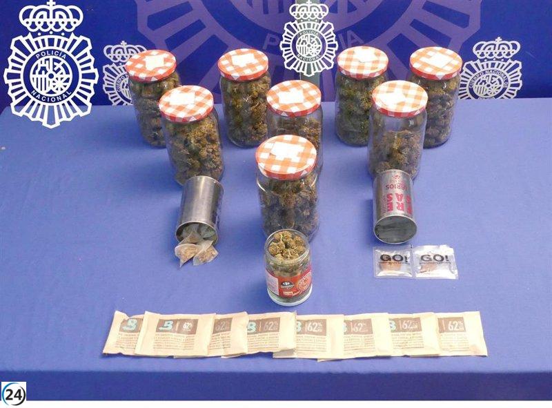 Detenido en Salamanca tras olvidar un kilo de marihuana en su antigua casa al mudarse