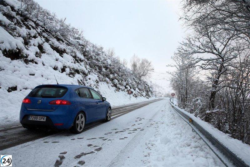Baja temperatura récord en San Isidro, León: -6,6 grados, la segunda más fría de toda la nación
